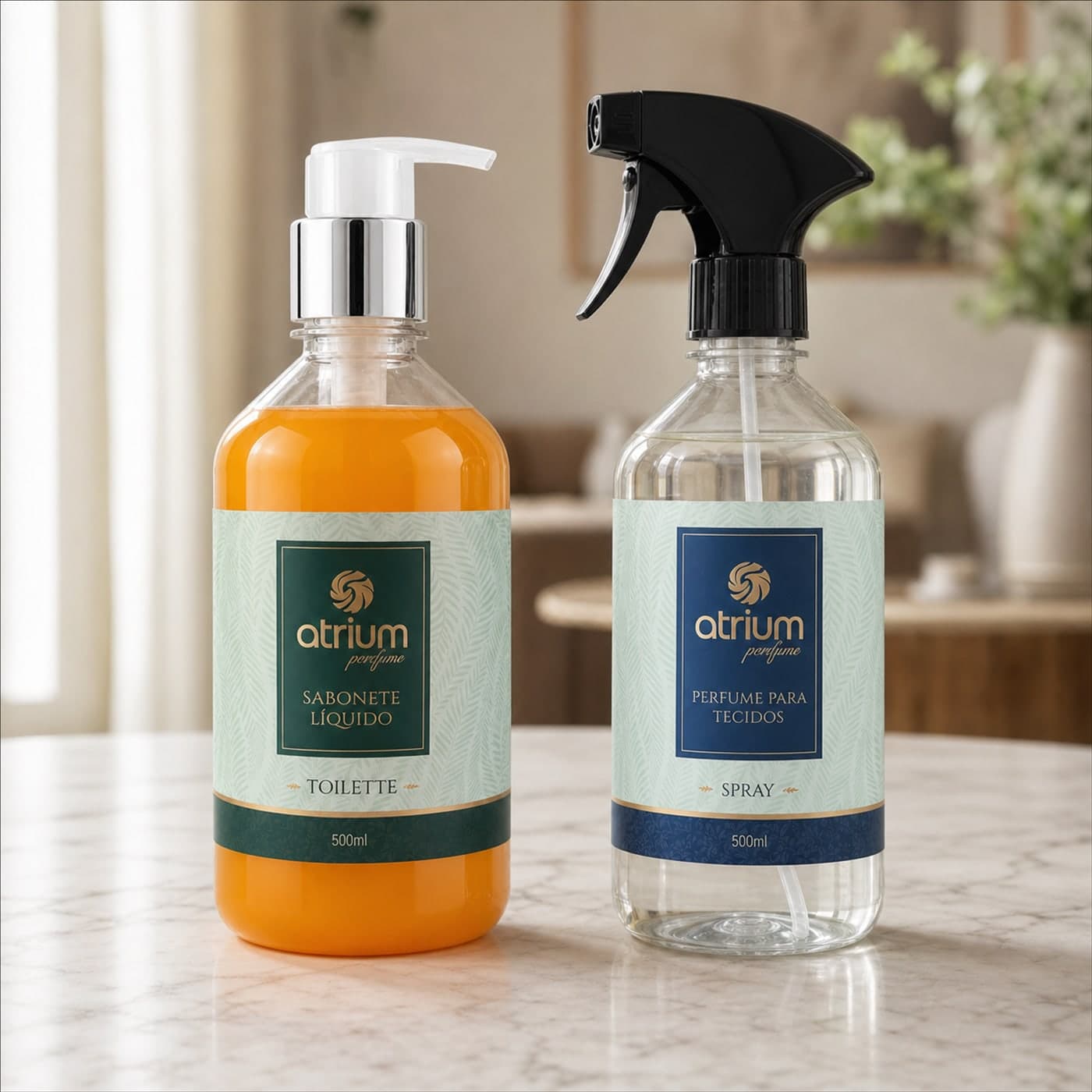 Atrium Parfum Kit Sabonete + Água para Tecidos — Kits Econômicos kit