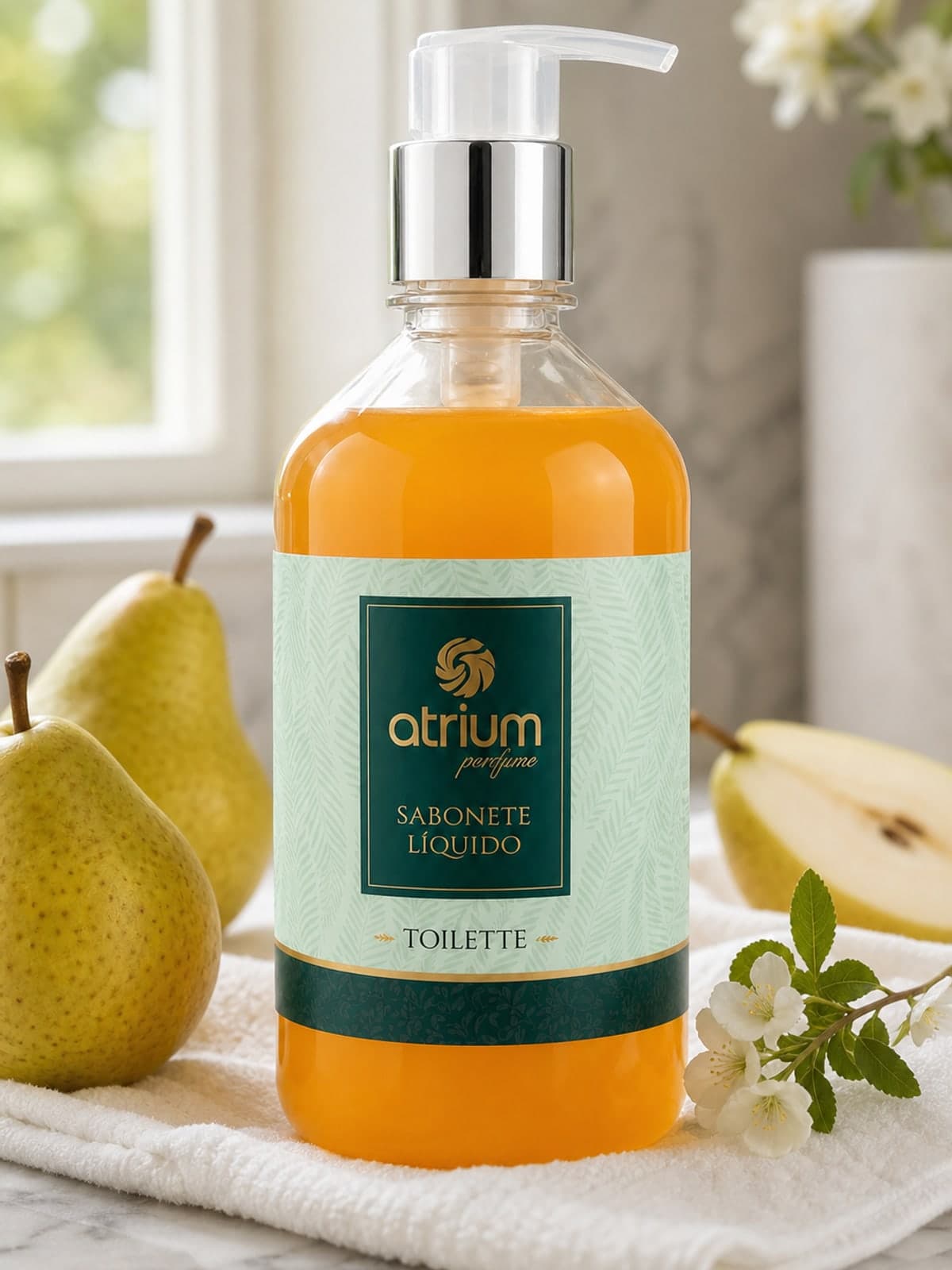 Atrium Parfum Pera Inglesa — Sabonete Líquido 500ml